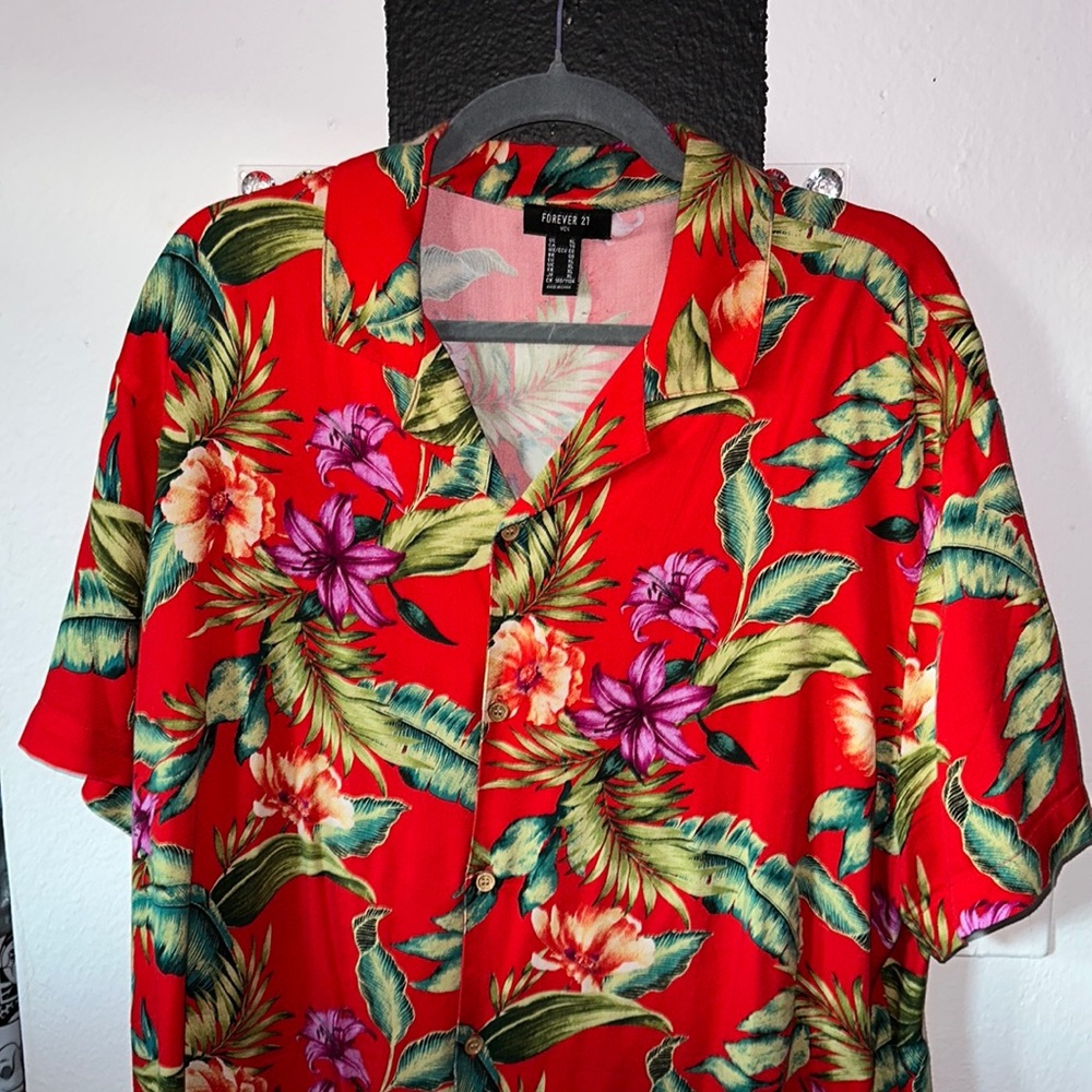 Forever, 21 men’s tropical beach shirt , - Size: XL